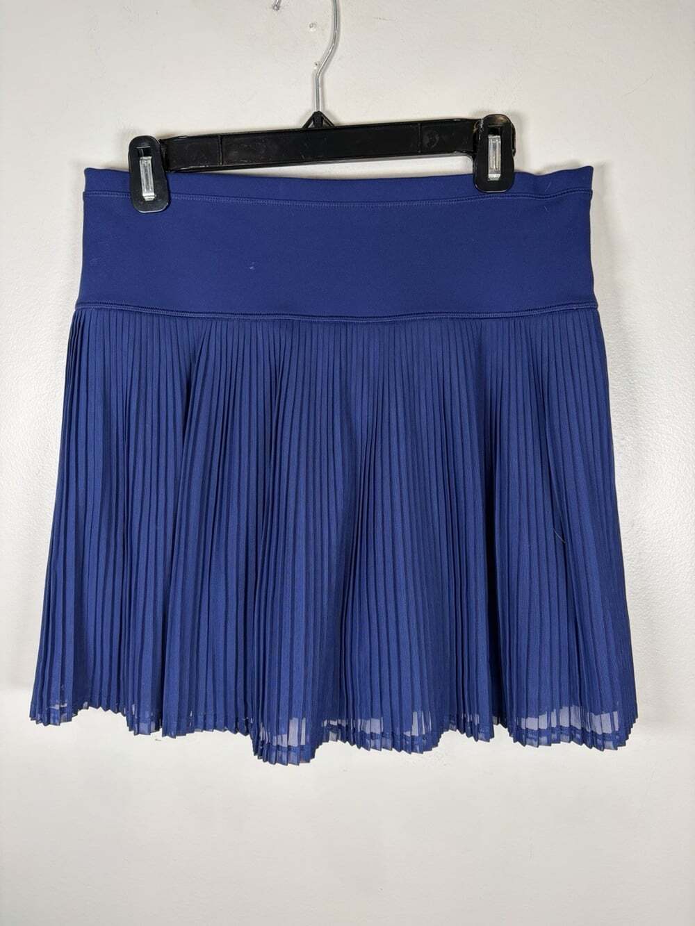 IBKUL Pleated Mesh Skort Size Medium Blue Skirt Tennis Golf Skater Pickleball